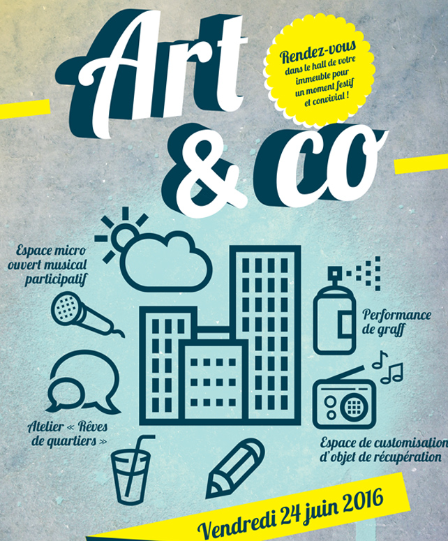 Art&Co : de l'art en pied d'immeuble !